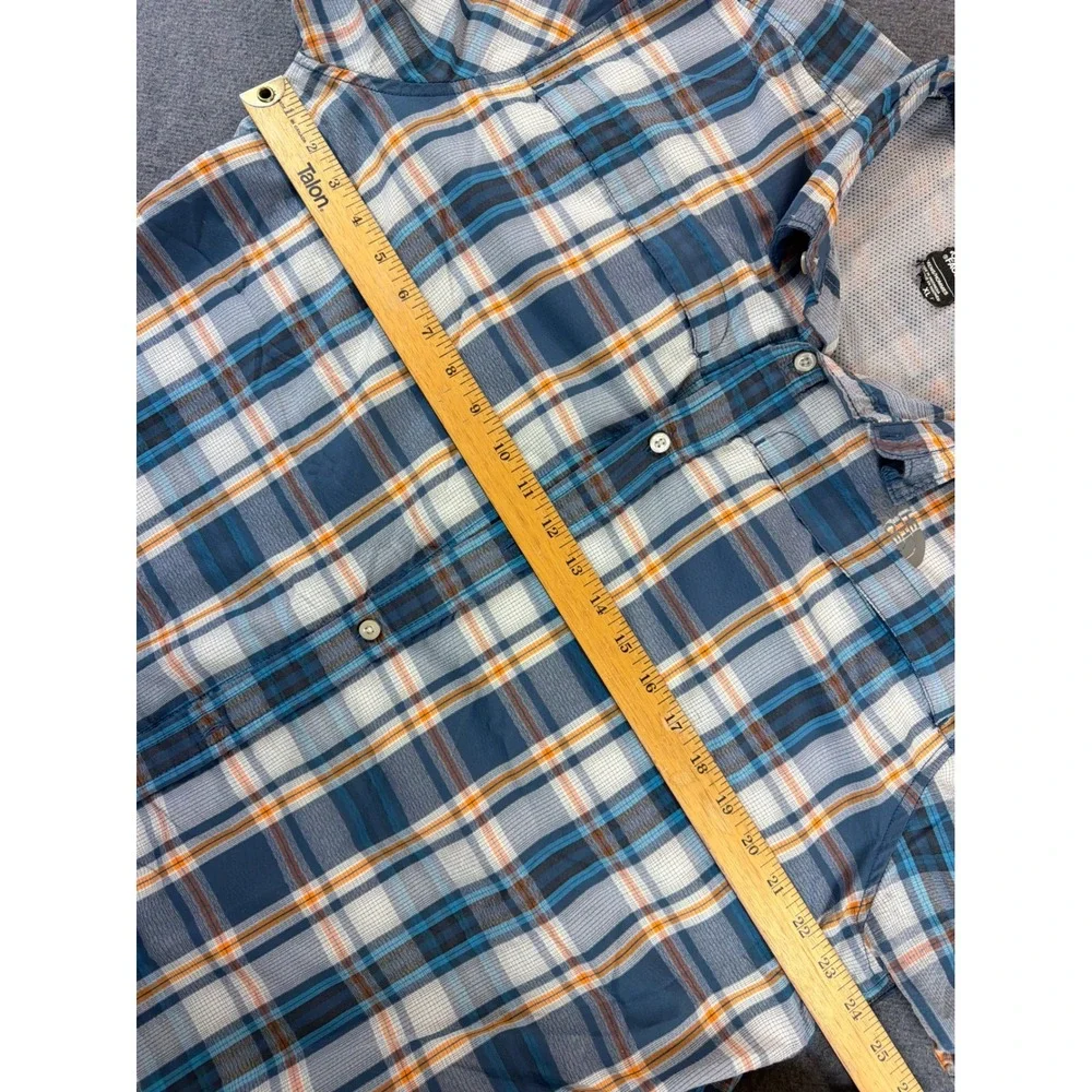 The North Face Shirt Mens‎ XL Plaid Short Sleeve Button Up Ventilated Hiking